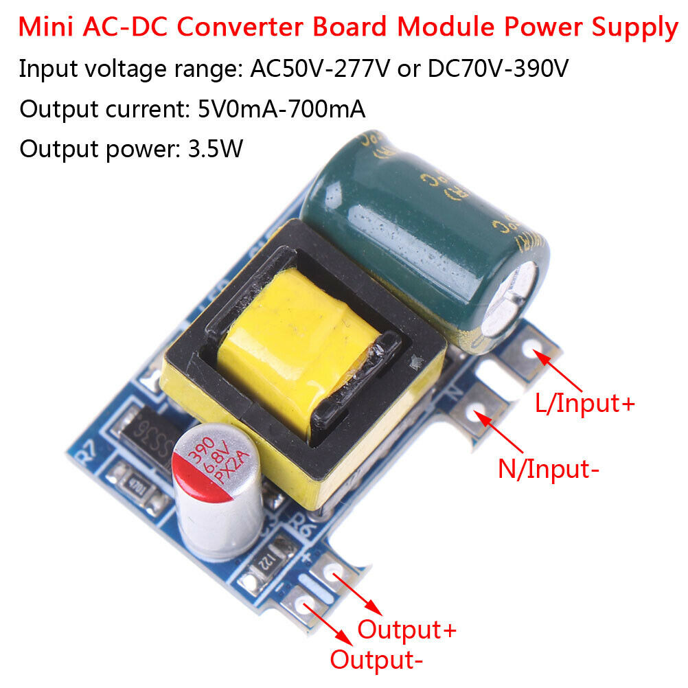 Mini AC-DC 110V 120V 220V 230V to 5V 700mA converter board module power s.l8