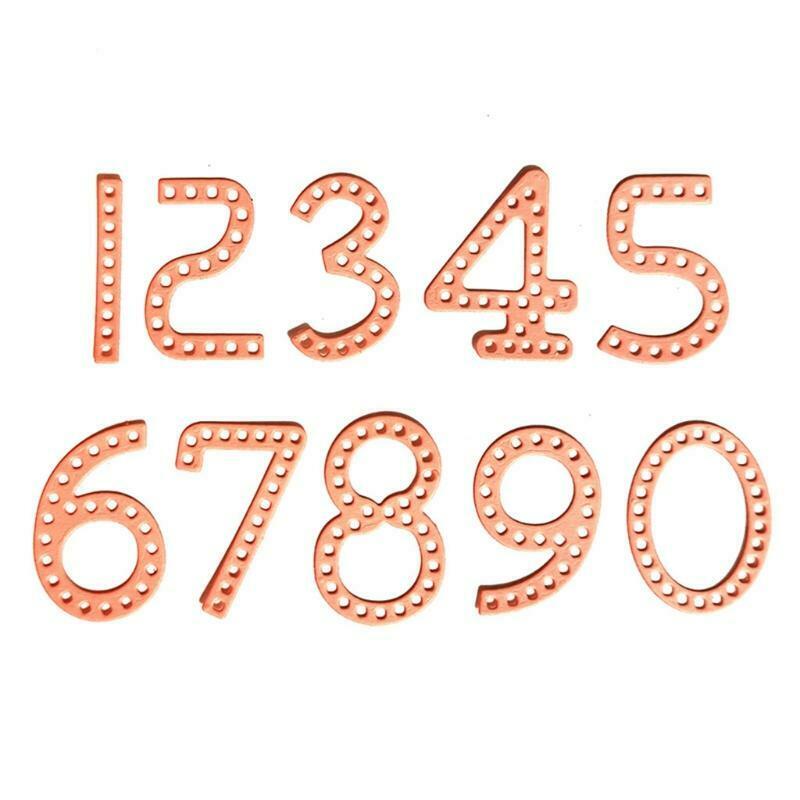 Number 0 to 9 Carbon Steel Cutting Dies DIY Scrapbooking Photo Album Embossing