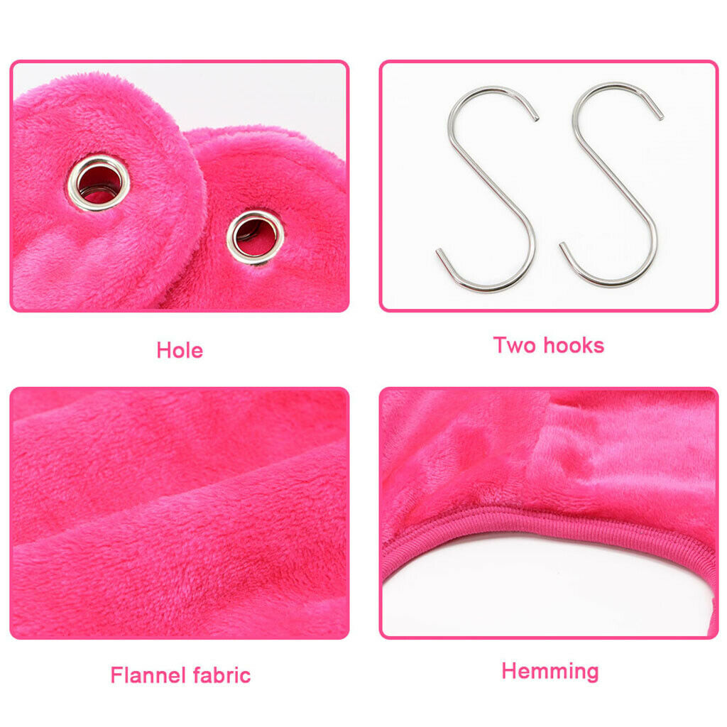 Cat Grooming Hammock Pet Supply Grooming Bag for Puppy Nail Bag Ear Clean S pink