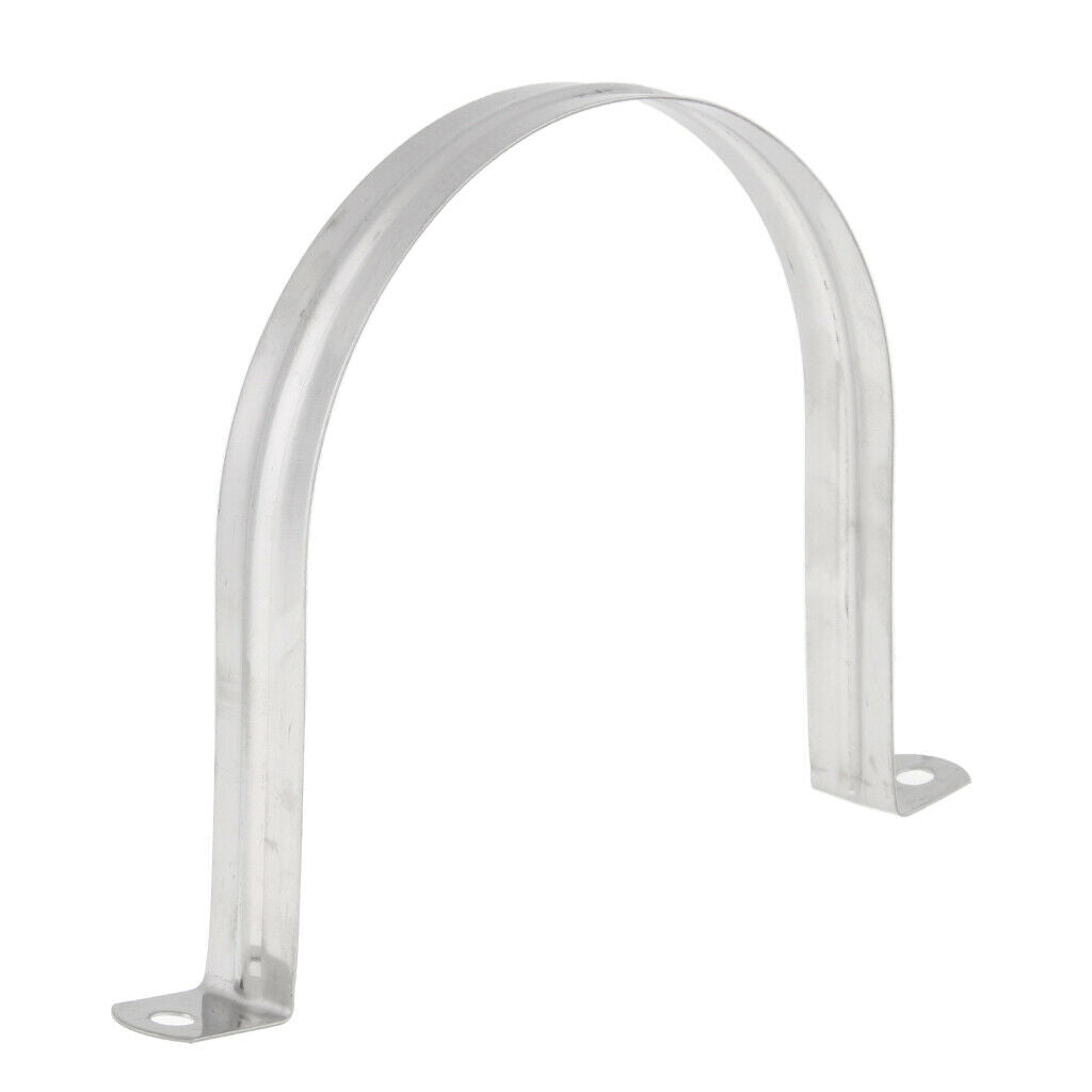 2pieces Stainless Steel 304 Saddle Clip Clamp Stormwater Pipe Downpipe 120mm