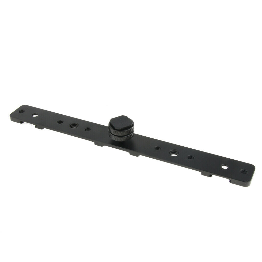 Camera Dual 1/4 "Screw Bar Bracket Cold DV Video Extension Light