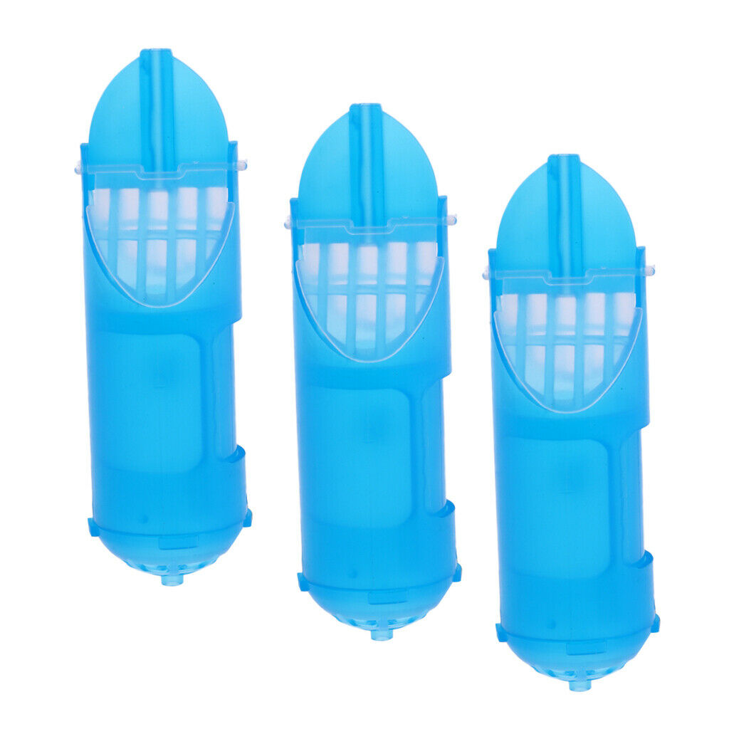 3 Pieces PE Carp Fishing Feeder Fishing Bait Cage Bait Pit Lure Trap Tool S