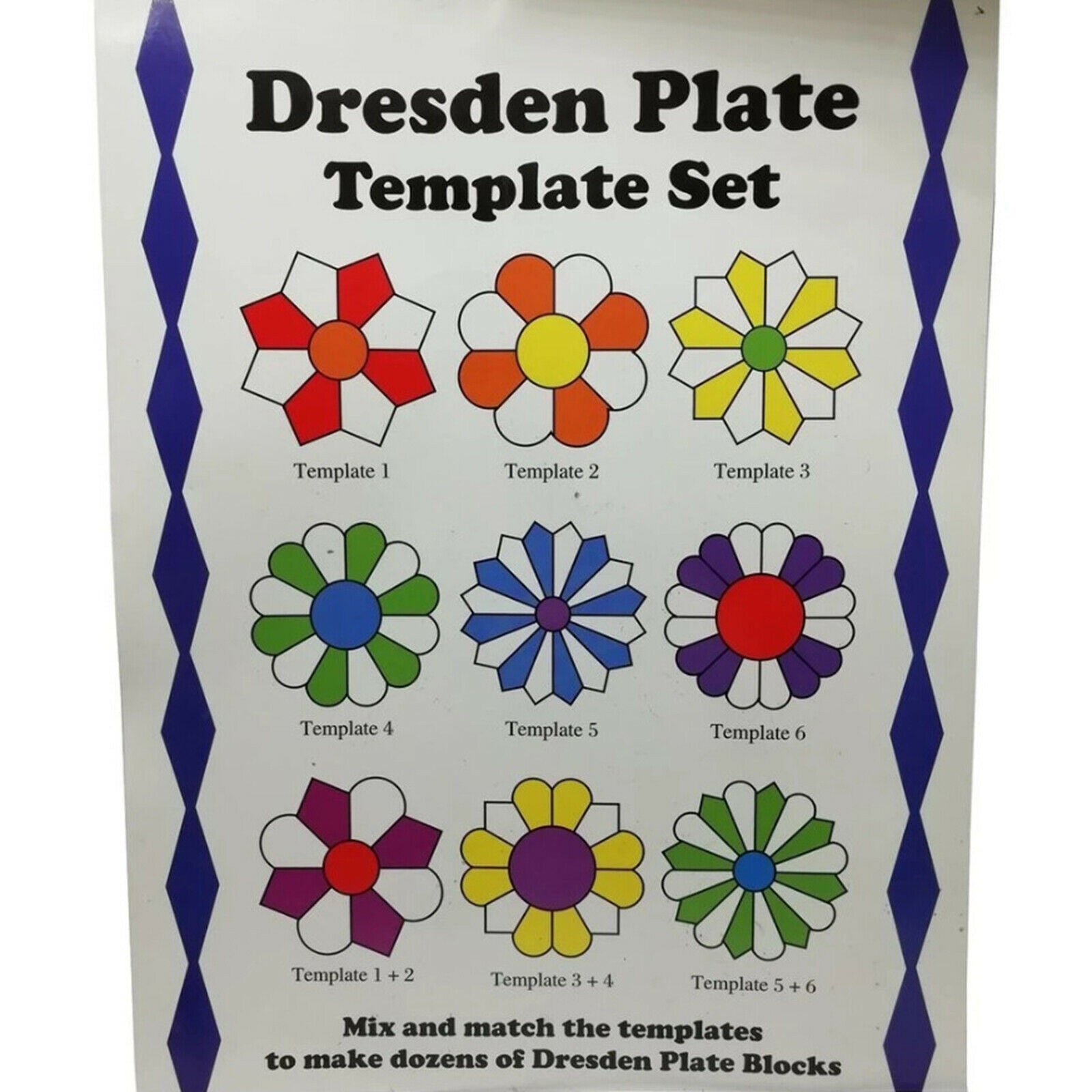 10Pcs Plate Template Acrylic Sewing Patchwork Frame Ruler DIY