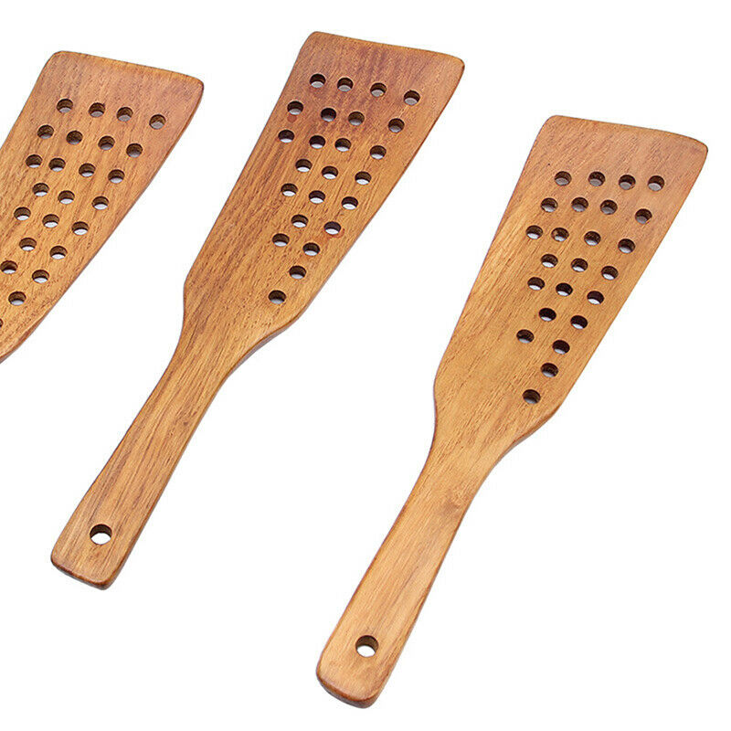 Wooden Spatula Non-Stick Cookware For Cooking Pan Frying Steak Sho fcQ SJ