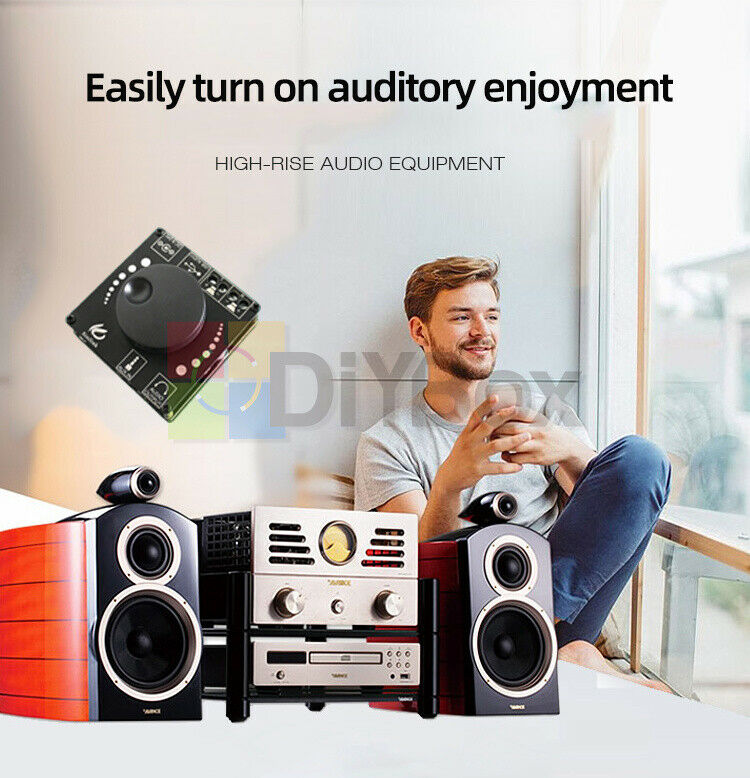 AP15H 20WX2 Stereo Bluetooth High Power Digital Amplifier Board Module 12V 24V