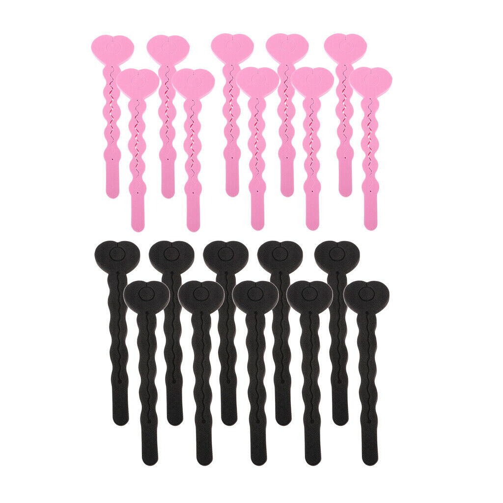 10 Pcs Sponge Foam Rollers Hair Curlers Bouncy Curls Style Tools Hair Design