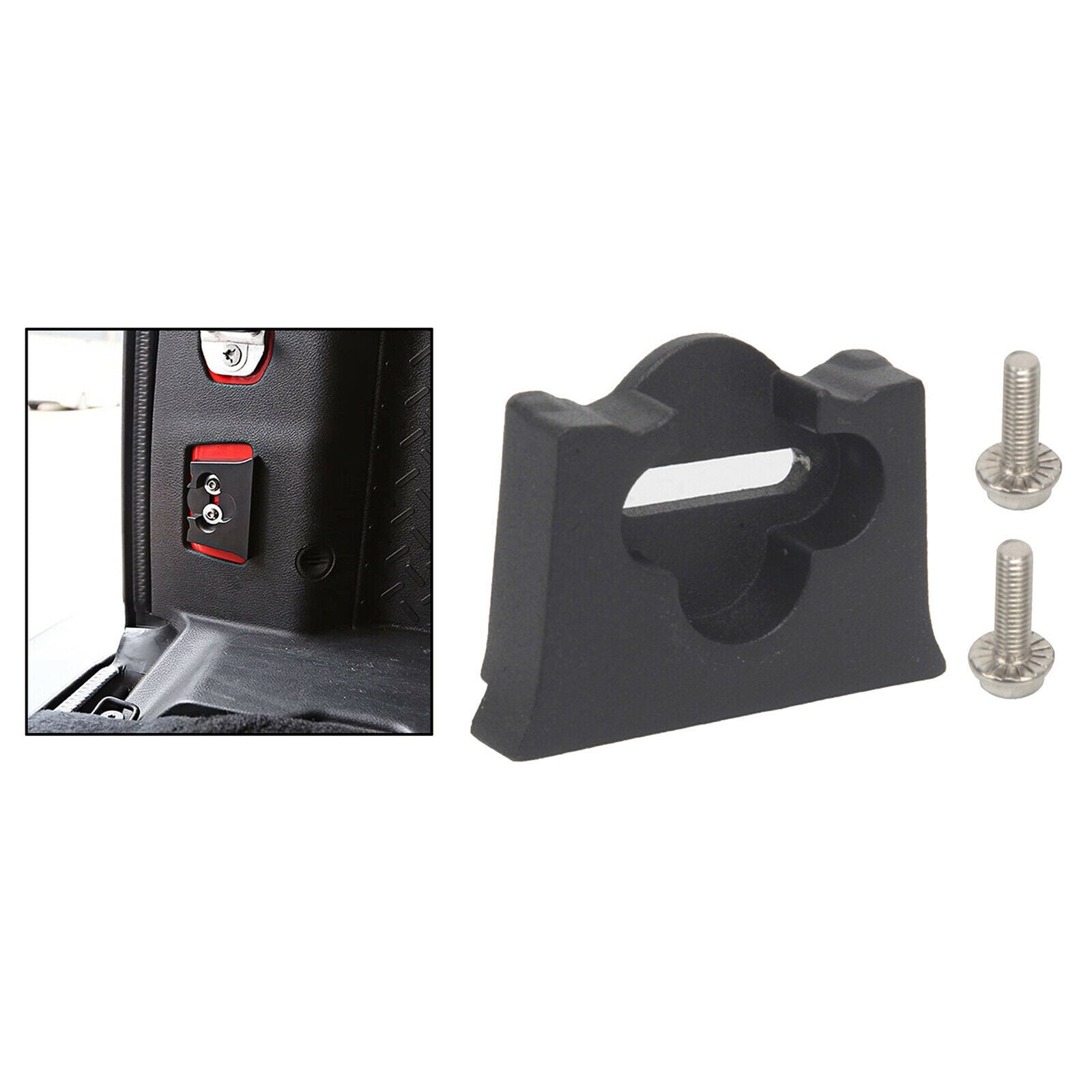 Aluminum Alloy Tailgate Latch Bumper Actuator for Jeep JK JKU 2007-2017 1Set