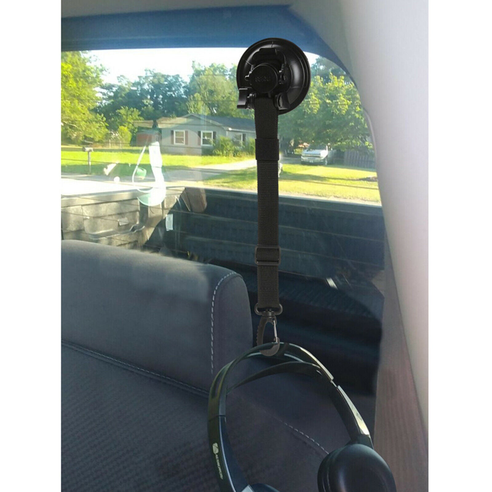 Suction Cup Anchor with Securing Hook Strap as Car Side Awning for RV Boat