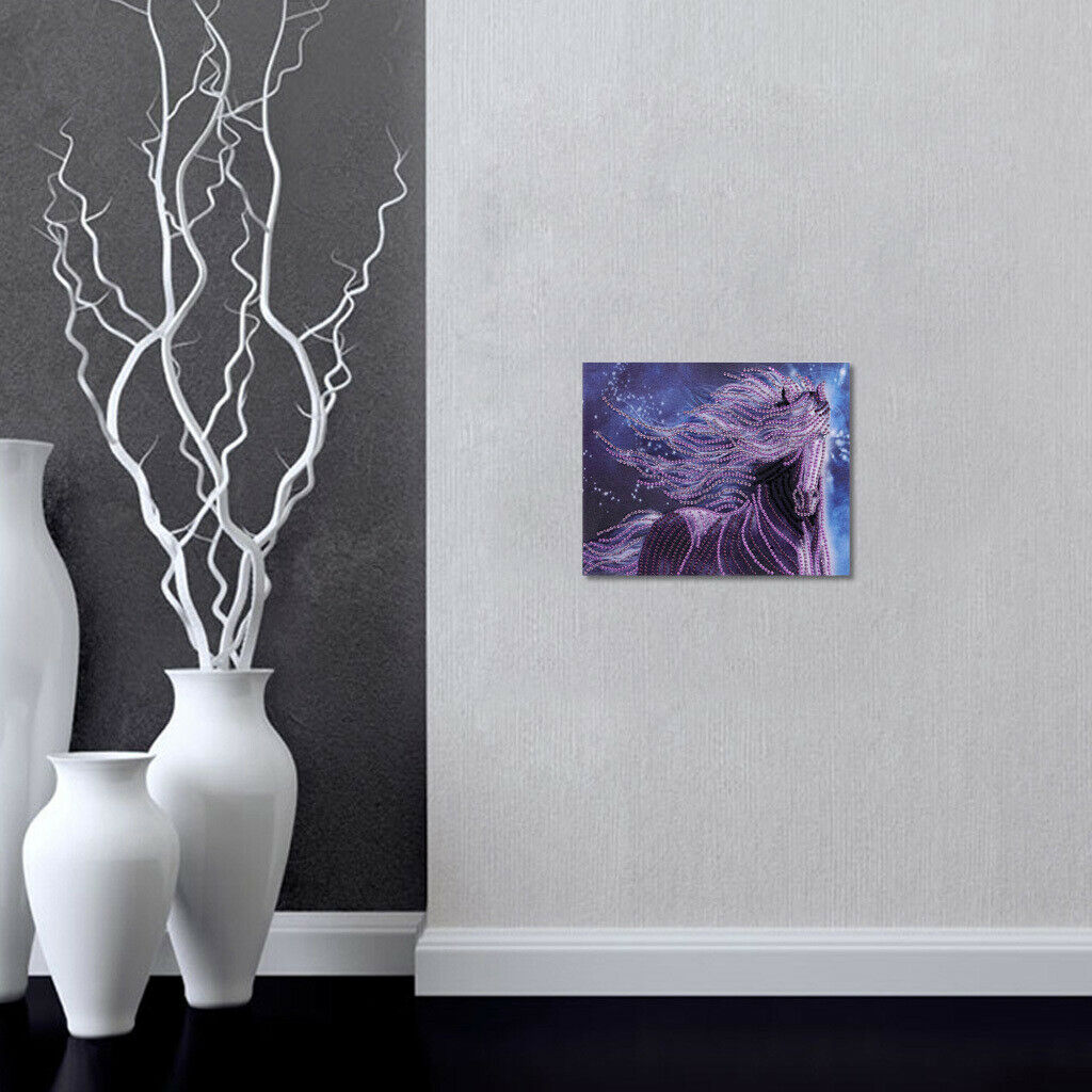 5D DIY Special Shaped Diamond Painting Pictures Mosaic Crafts Horse