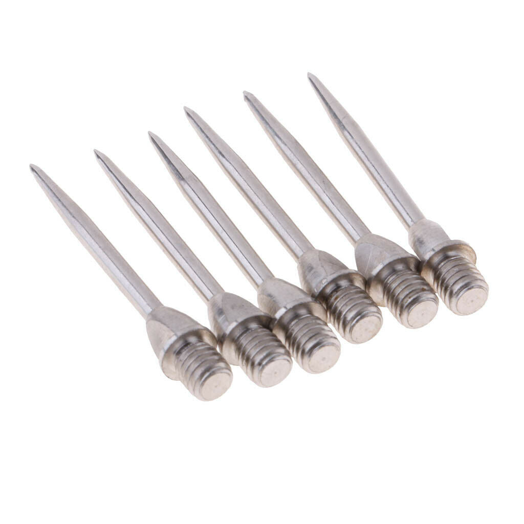 12 Pieces Iron Hammer Head Dart Tips Standard Moveable Dart Points Replacements