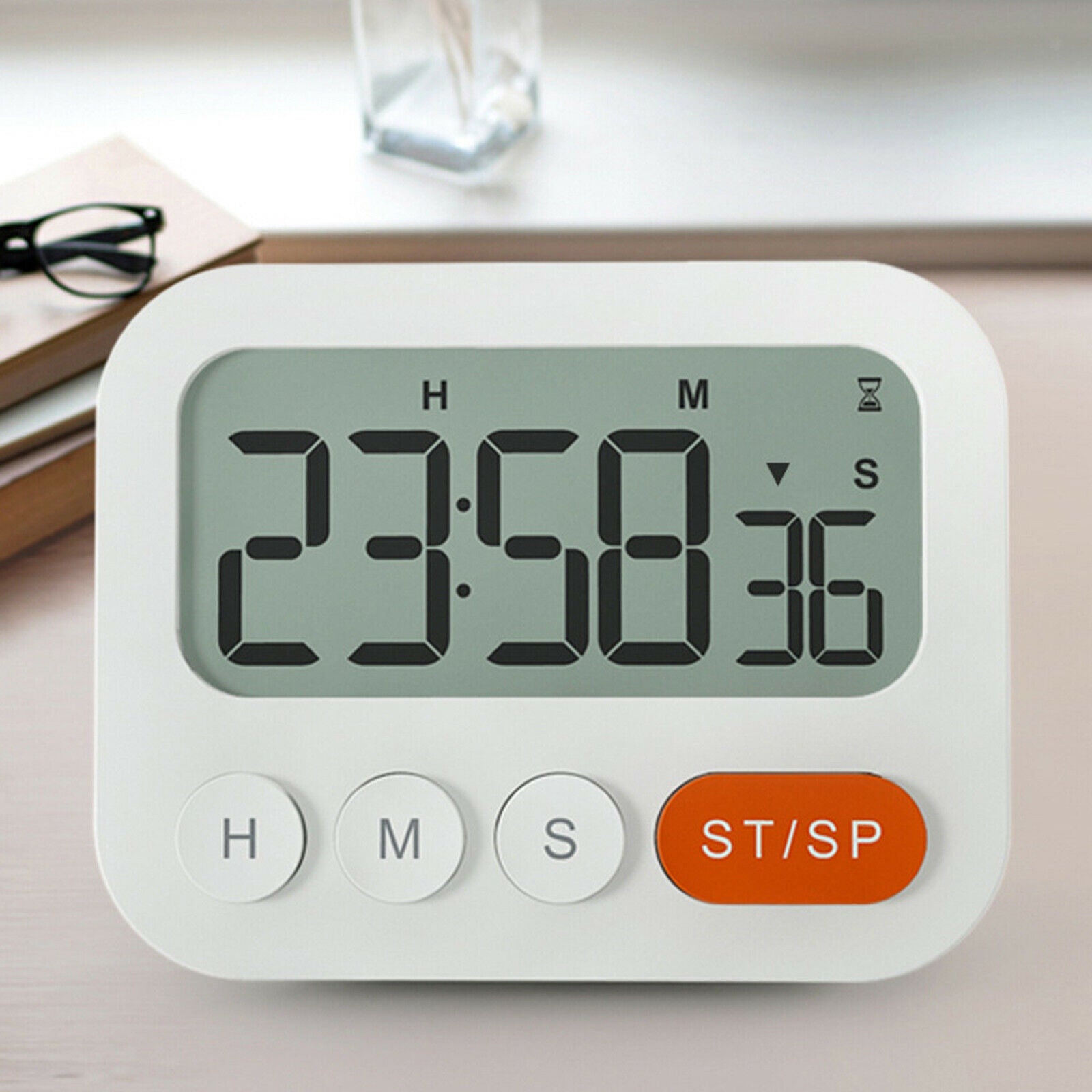 LED Display Kitchen Timer Cooking Gym Alarm Clock Stopwatch Time Counting