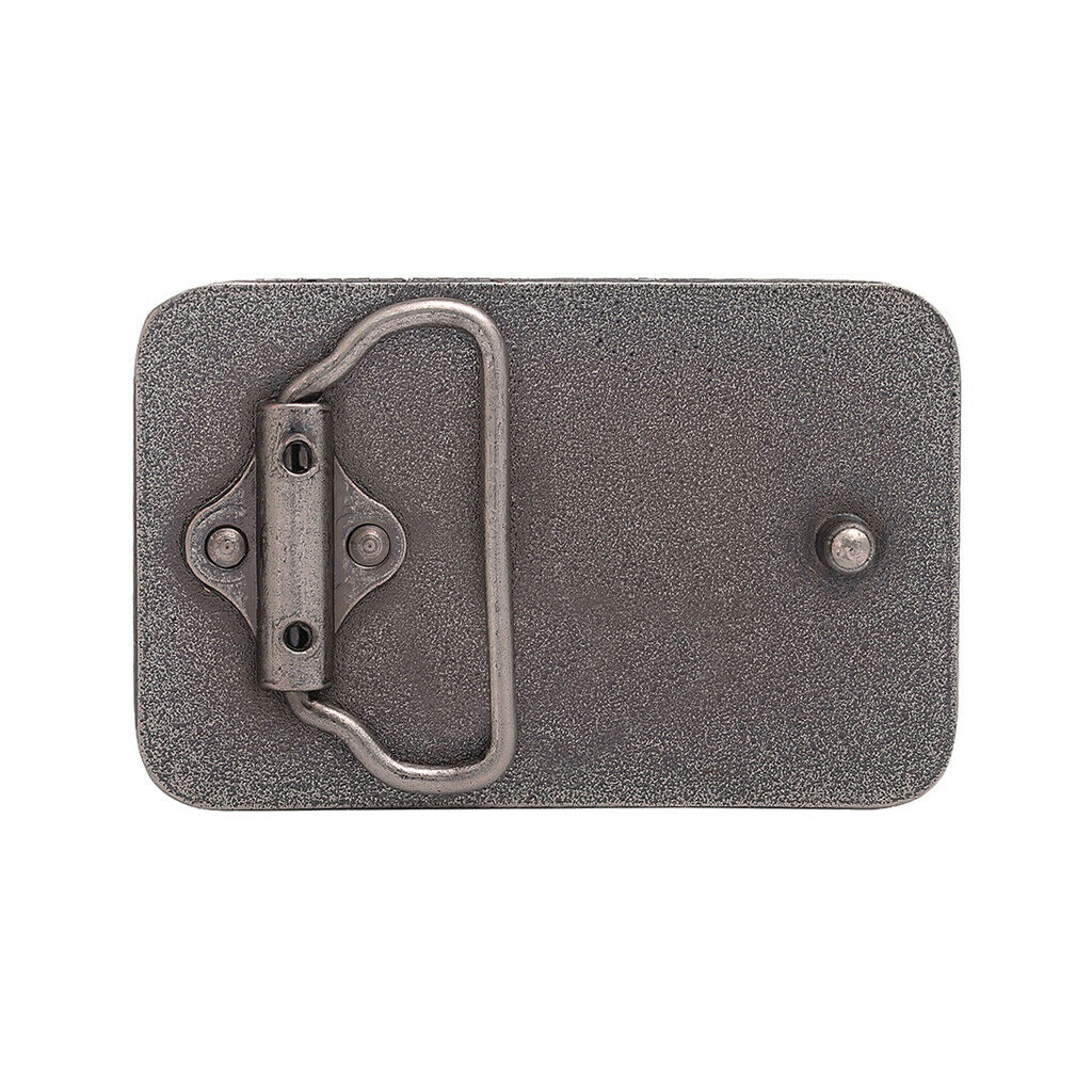 Western Cowboy Cowgirl Rodeo Zinc Alloy Rectangular Belt Buckle Replacement