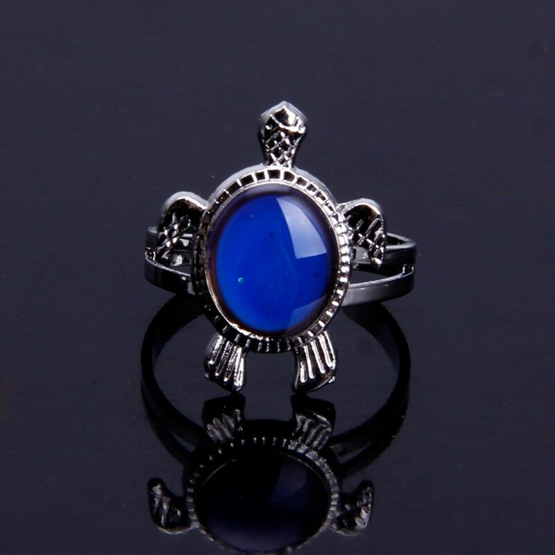 Mood Turtle Ring Color Change Emotion Feeling Rings Temperature Control Birthday
