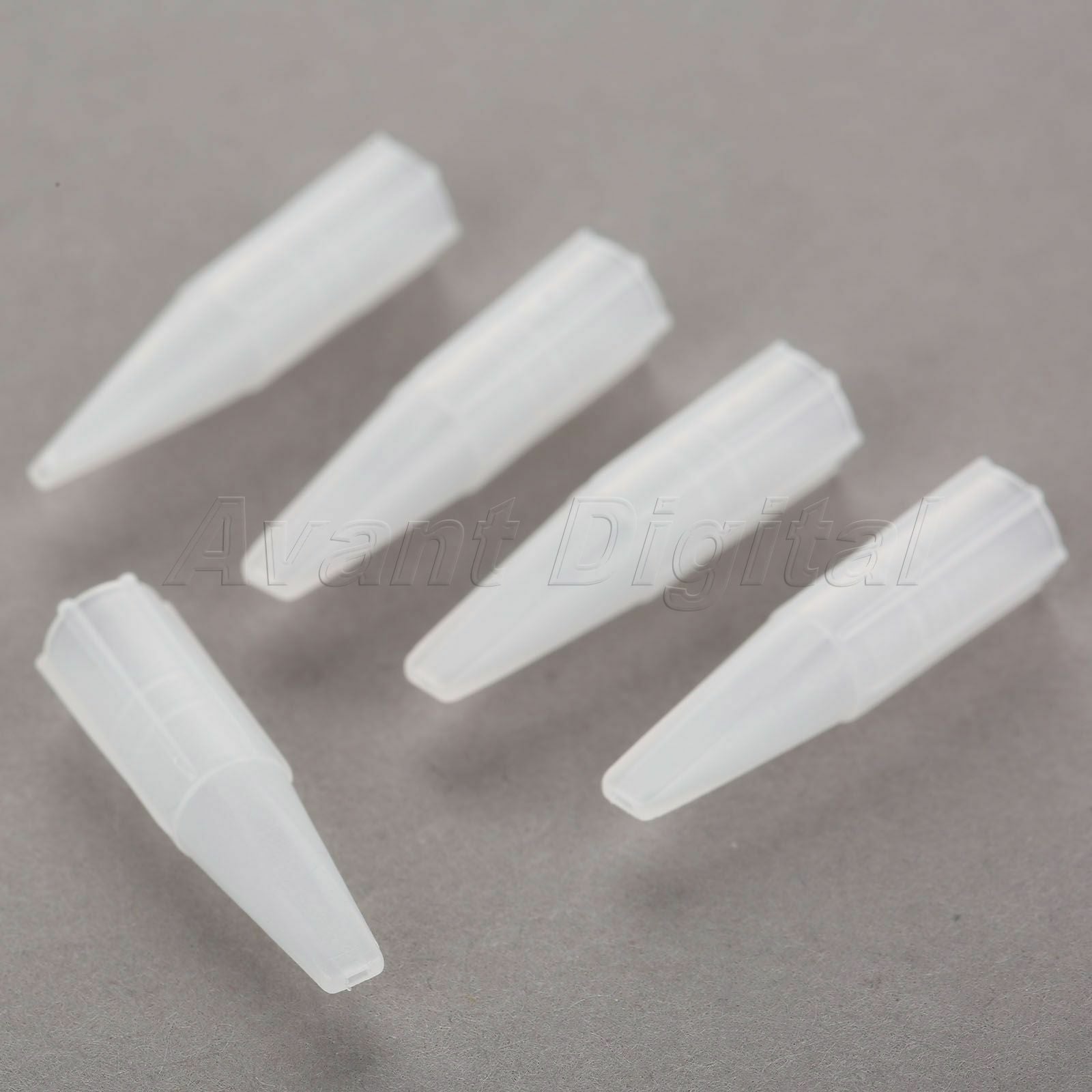 50pcs Convenient Pro Tattoo Needle Nozzle Tips Flat Mouth 3F Eyebrow Tattoo Tube