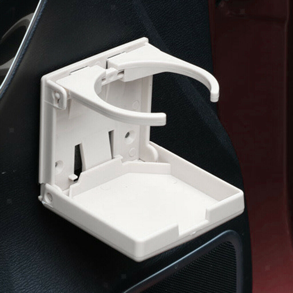 2x Plastic Folding Cup Drink Holder Onboard Storage Stand for Car Truck