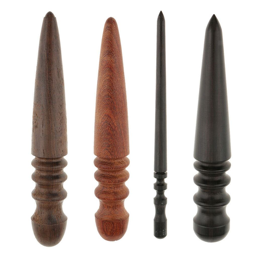 Blackwood Stick Leather Edge Slicker Burnisher Leather Craft Polish Tool #1