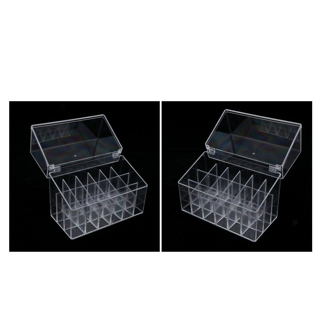 2x Tiers Acrylic Nail Polish Lipstick Organizer