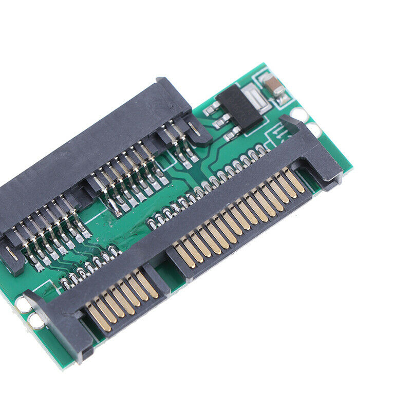 1.8" Micro SATA MSATA TO 7+9 2.5" SATA Adapter Converter Card Connector 3.l8