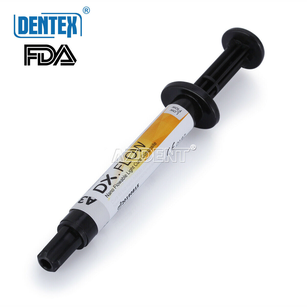 10PCS Dentex Dental Flowable Light Cure Composite Low Flow Shade A3 3g