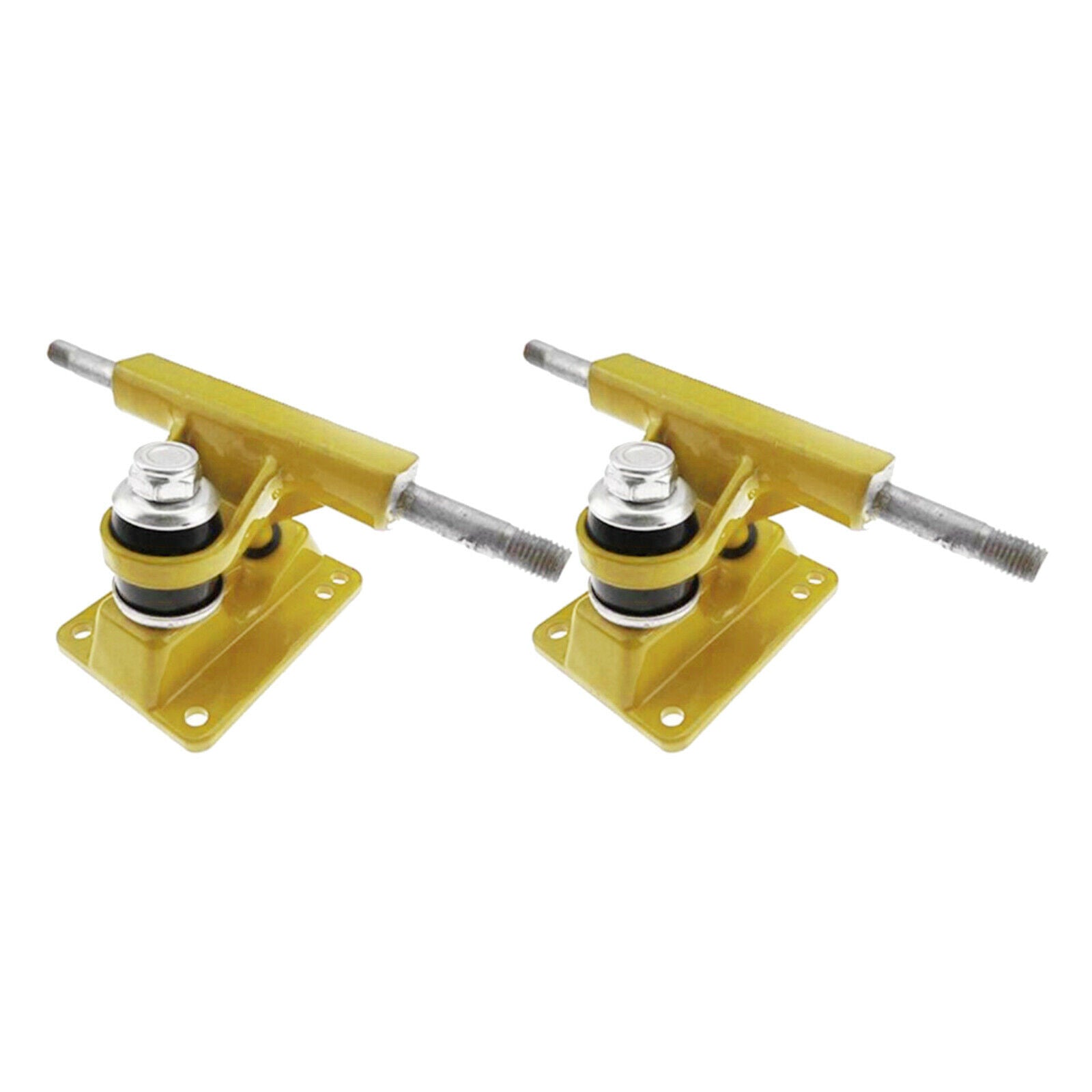 1 Pair Skateboard Trucks 3.25in Hangar Replacement Longboard Trucks Yellow