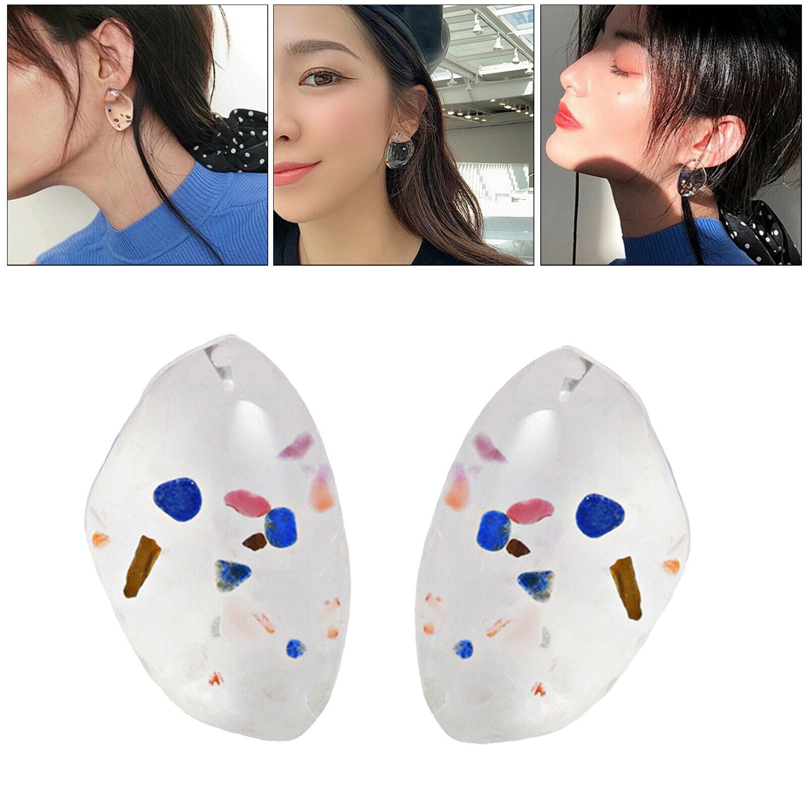 Asymmetric Hyperbole Women Earrings Ear Stud Euramerican Style Jewelry