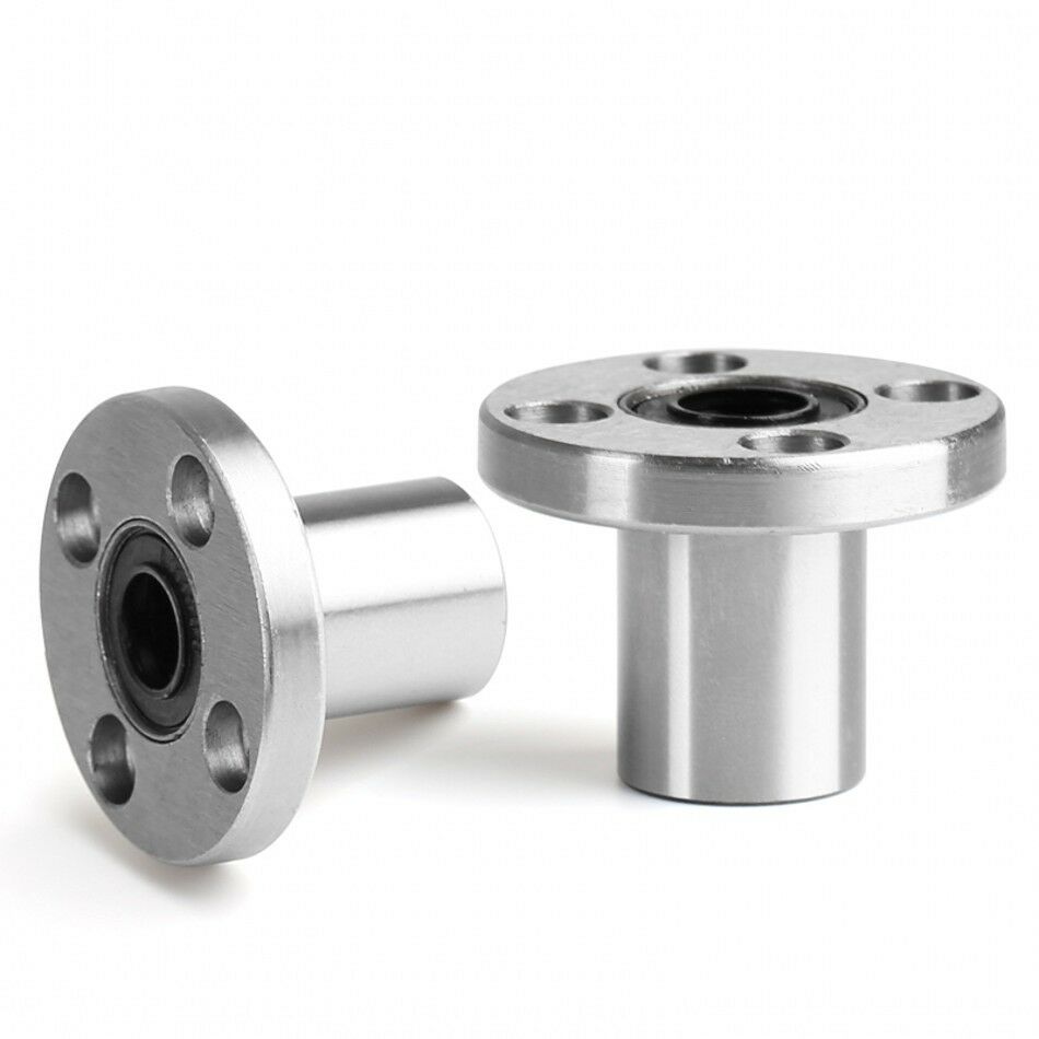 1Pcs LMF6UU 6mm High Accuracy Round Flange Linear Motion Bushing Roller Bearing