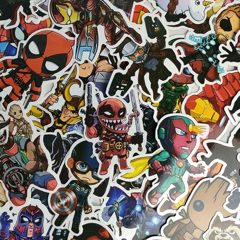 Shop-Story - Stickers Heros: Pack Of 100 Stickers With Super Hero