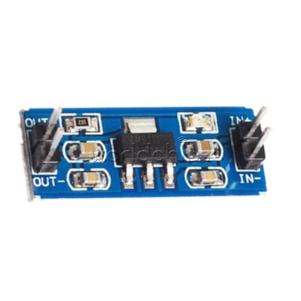 2PCS AMS1117-3.3V Voltage Regulator Power Supply Module DC-DC 4.5-7V to 3.3V