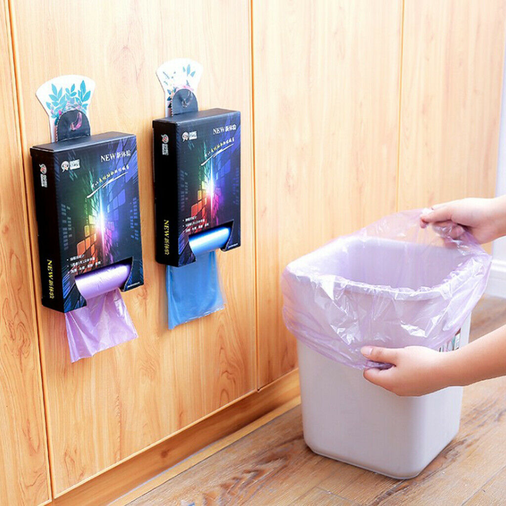 100 Pieces Disposable Large Garbage Bag Big Rubbish Trash Pouch Purple
