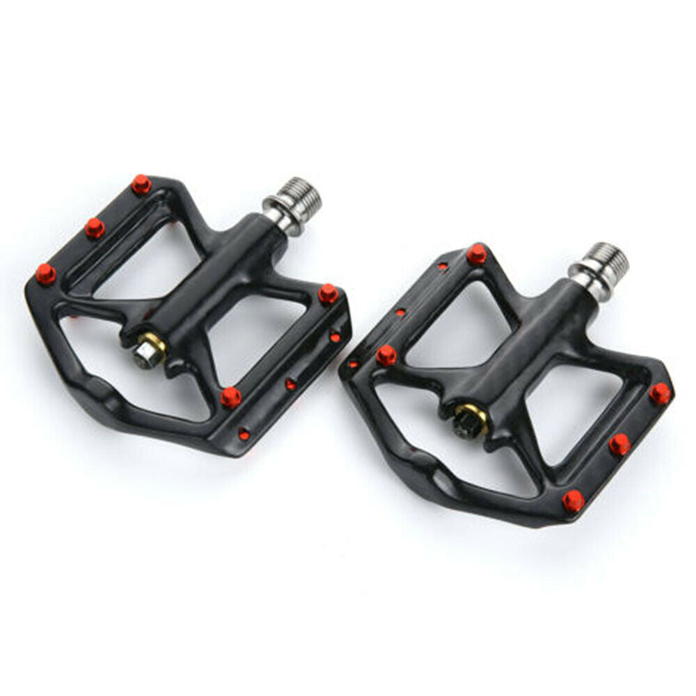 1 pair Carbon Fiber Road Mountain Urban Bike Pedals Bicycle flat Pedal K