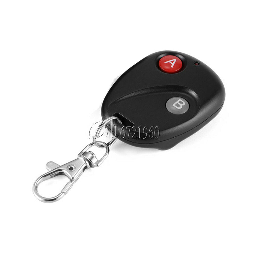 DC 12V RF Remote Control Key Garage Gate Door Transmitter Wireless 433MHz