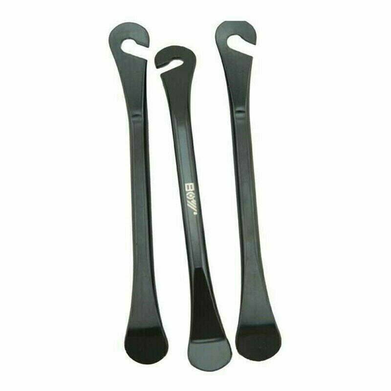 3Pcs Bike Bicycle Metal Alloy Curved Steel Tyre Tire Lever Remove Repair Tool
