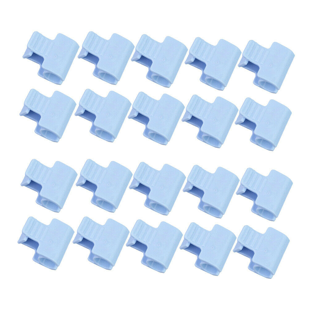 20x Greenhouse Clamps Plant Fram Cover Sunshade Net Fixing Clips 6 Diameter