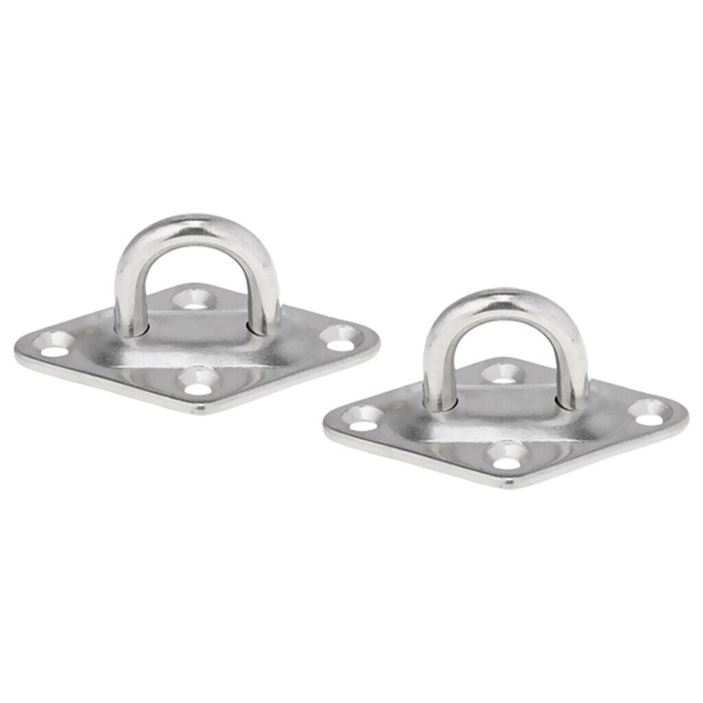 Stainless Steel 8mm Cover Plate Eye Plate Wall Eye Plate Lashing Eye Plate Wall