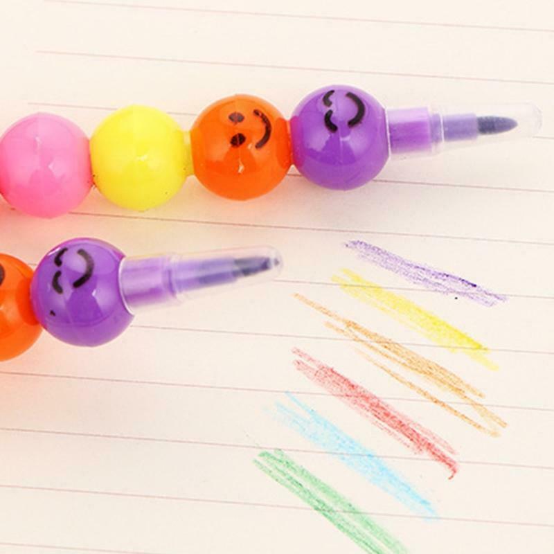 Smiley Pencil Candied Haw Crayons Educational and Learning Activities for Kids