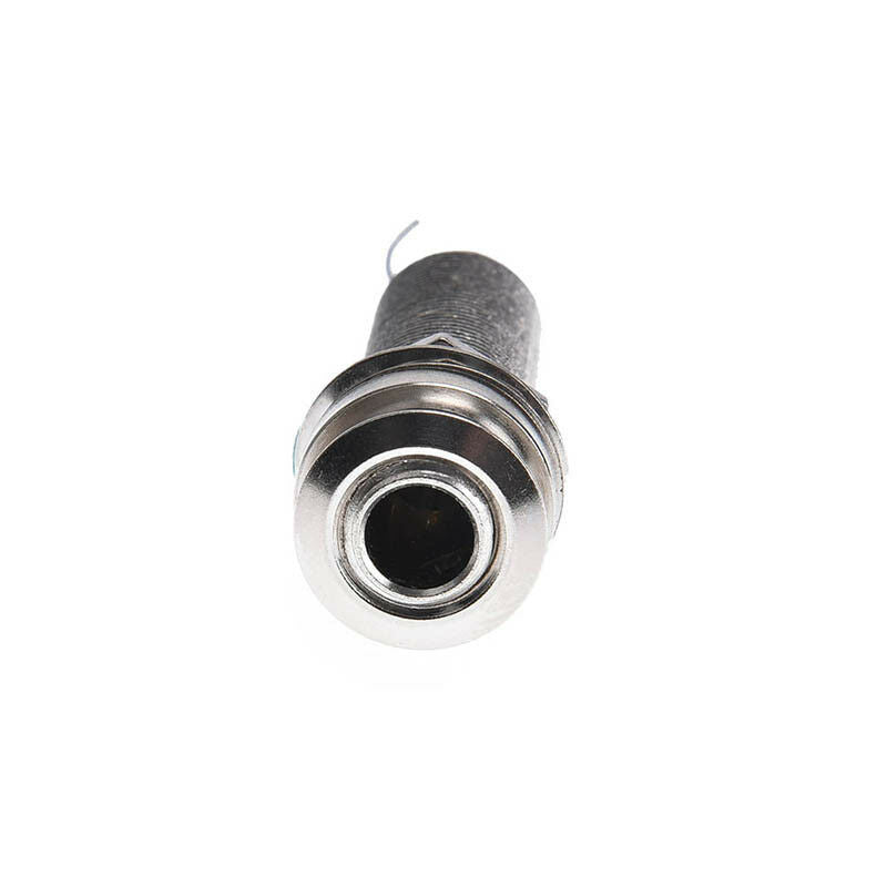 guitar endpin jack plug sockets for guitar 3 prong chrome threaded outpu.l8