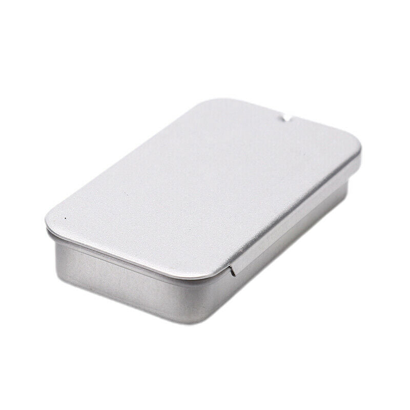 3pcs Iron Box Slide Cover Storage Box Jewelry Pill Cases Tin Boxes Contai.l8