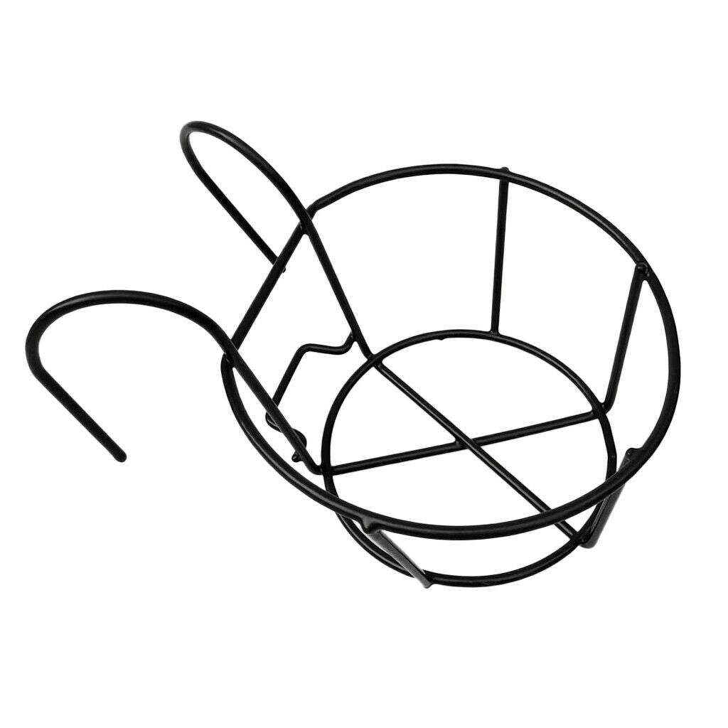 8Pieces Durable Metal Hanging Rail Flowerpot Holder Planter Pot Container