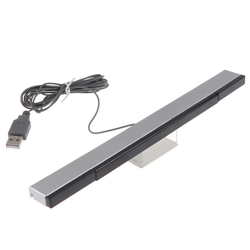 Wii Sensor Bar Wired Receivers IR Signal Ray USB Plug Replacement for NFJCDD