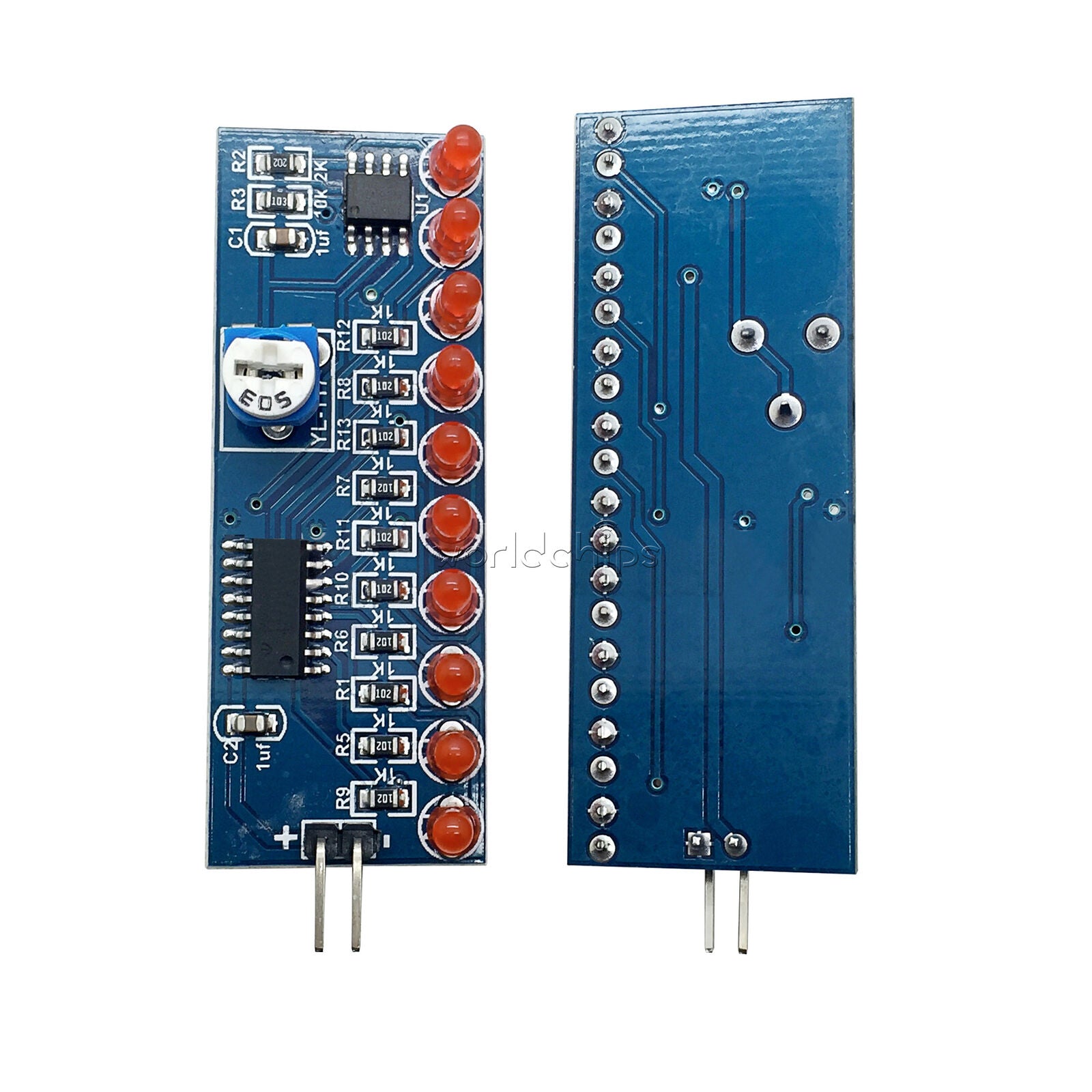 NE555 CD4017 Light Water Flow Light LED Module Electronic Production Suite DIY