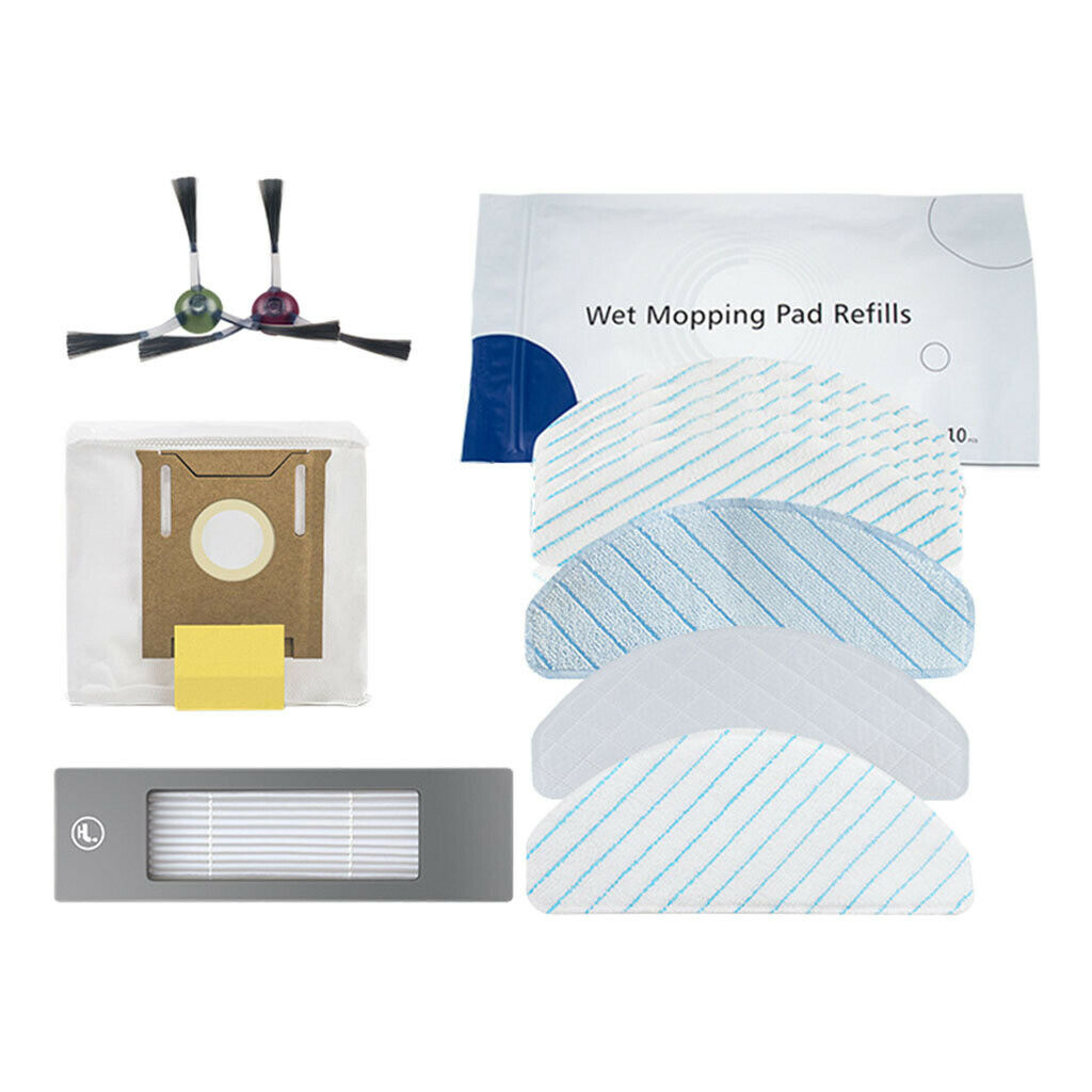 Robotic Sweeper Vacuum Cleaner Spare Parts Accs Set Powerful Wet Mop Cloth