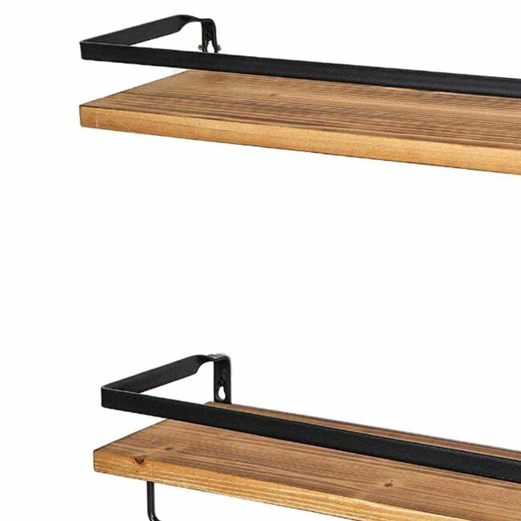 Floating Shelf Bedroom Kitchen Wall Shelves Bottles Planters Display Rack