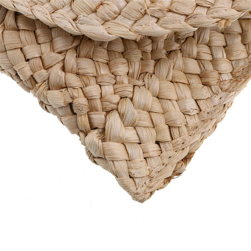 Bohemia Beach Bag for Women Summer Straw Knitted Handbag Messenger Bag Clutch