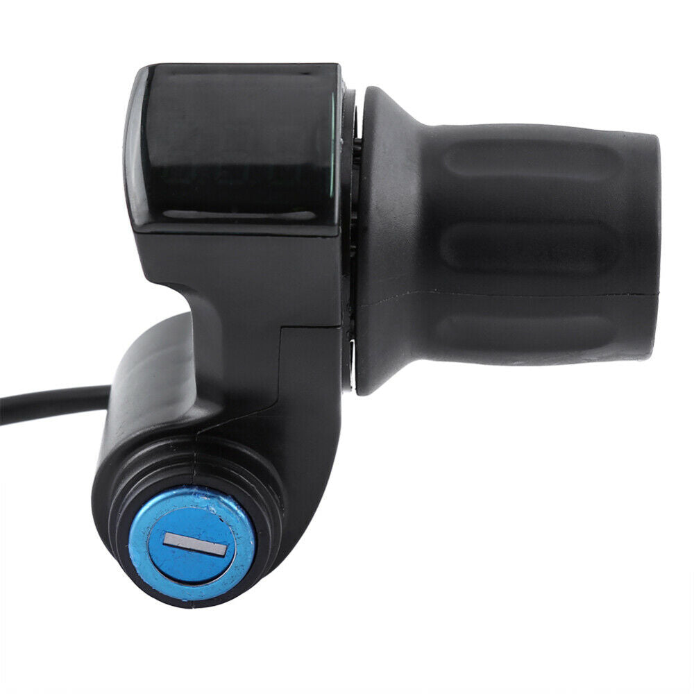 Electric Throttle Grip Handlebar LED Digital Meter For 12V-99V Bike Scooter