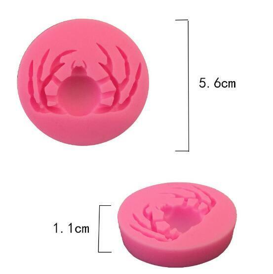 DIY Halloween new spider horror series liquid silicone cake mold Baking Tools
