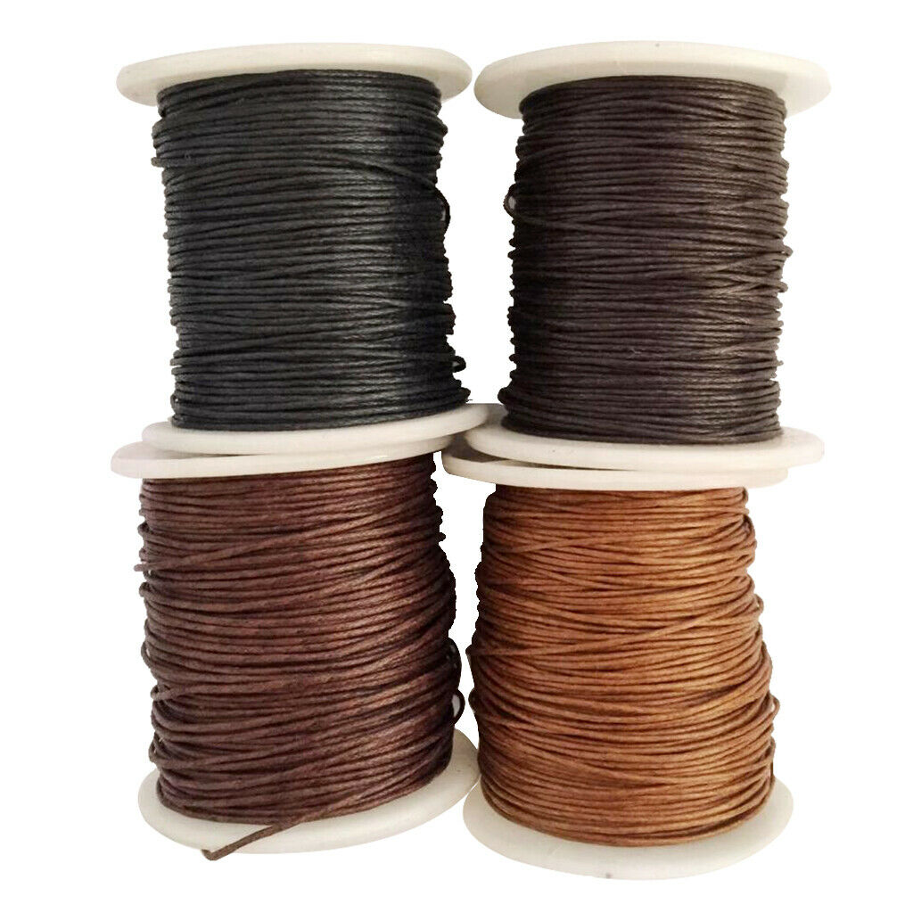 Mixing 4 Rolls Mixed Jewelry Making Crafting Sewing String Handicrafts Twine 80m