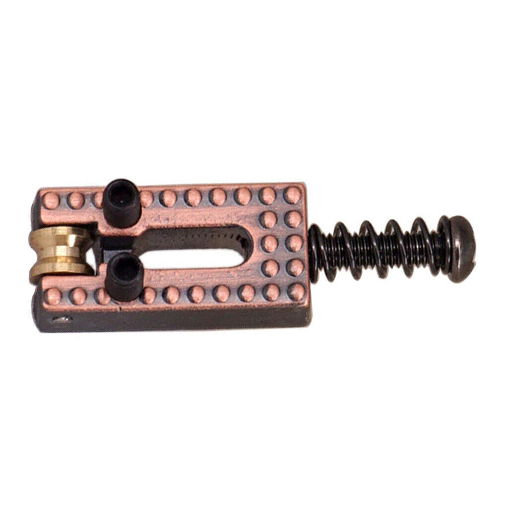 Set Of 6 Copper Roller Bridge Tremolo Saddles For  ST  Style Guitar