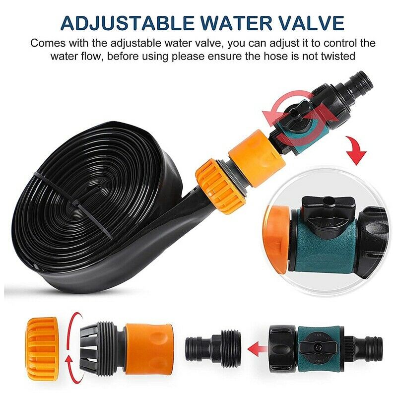 Trampoline Sprinklers 12M Sprinklers Water Park for Kids Water Park SprinkleM9C2