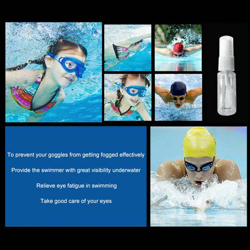Useful For Swimming Swim Goggles Anti-Fog Spray Scuba Diving Cover Glasses Lens~
