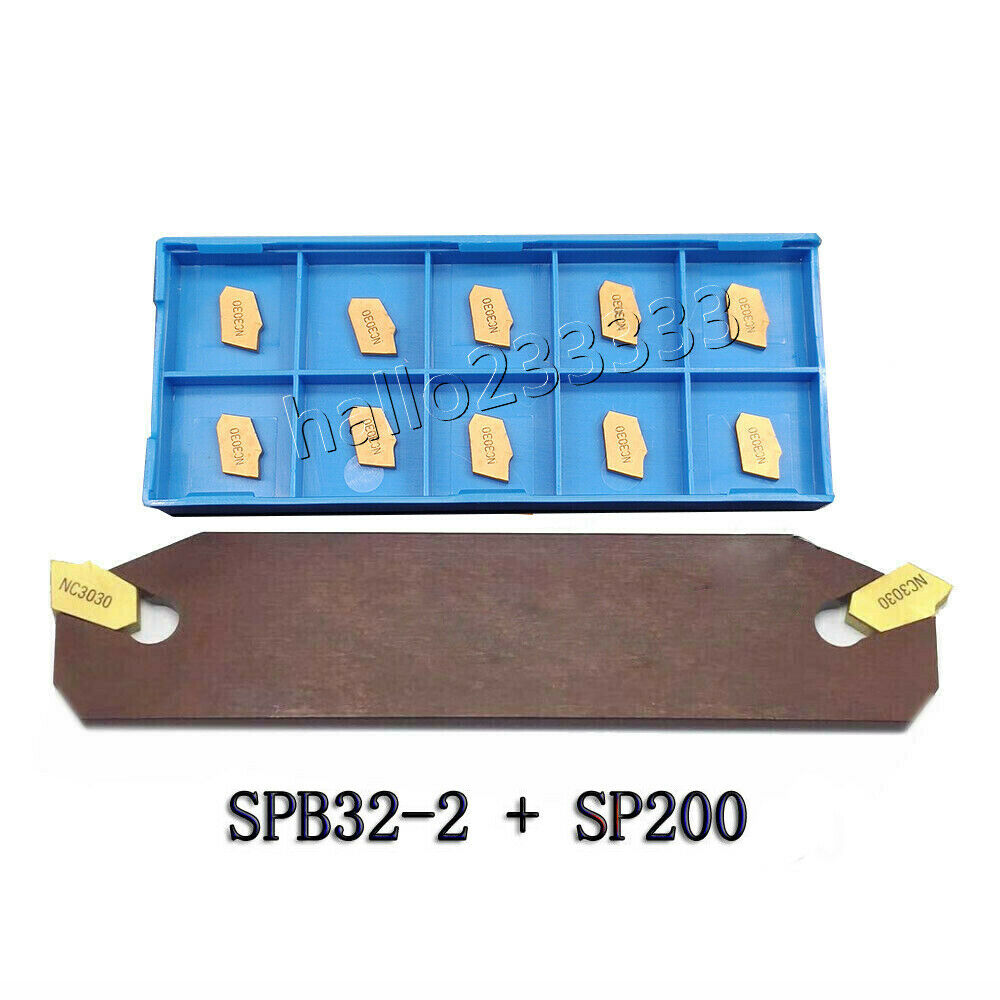 SPB32-2 SPB232-S Cut off the cutter broad Cutting tool rod + SP200 2mm Insert